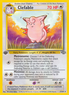 Clefable (17) card art