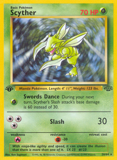 Scyther (26) card art