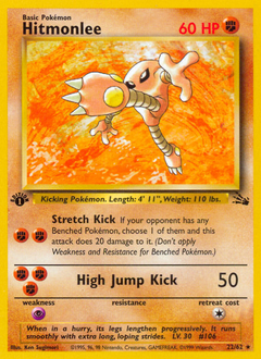 Hitmonlee (22) — Fossil
