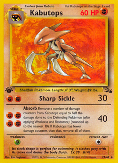 Kabutops (24) — Fossil