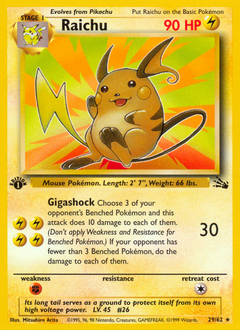Raichu (29) card art