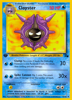 Cloyster — Fossil