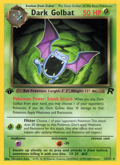 Dark Golbat (24) — Team Rocket