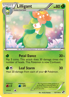 Lilligant — Black and White