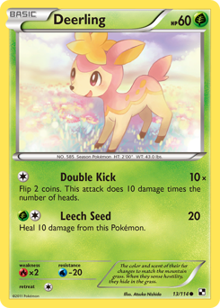 Deerling — Black and White