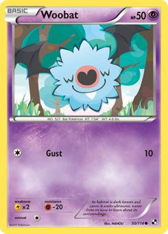 Woobat — Black and White