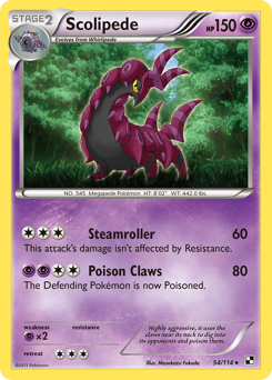 Scolipede — Black and White