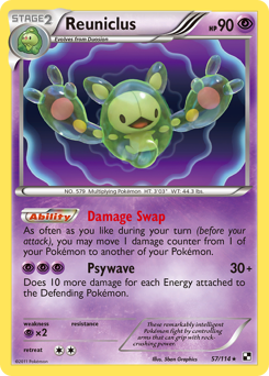 Reuniclus — Black and White