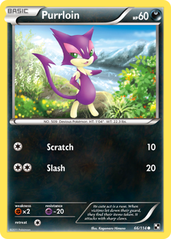 Purrloin — Black and White