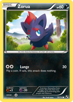 Zorua card art