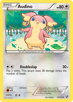 Audino — Black and White