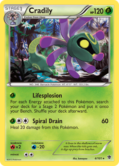 Cradily card art