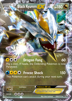 Black Kyurem EX card art