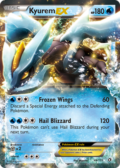 Kyurem EX — Legendary Treasures