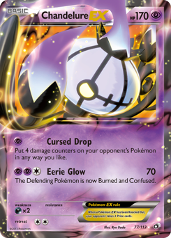 Chandelure EX — Legendary Treasures