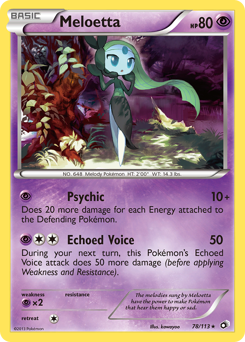 Meloetta (78) card art