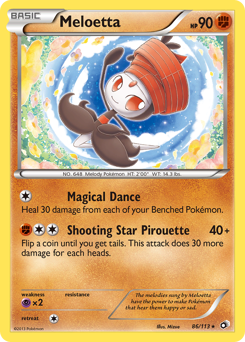 Meloetta (86) card art