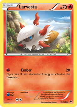 Larvesta (19) card art