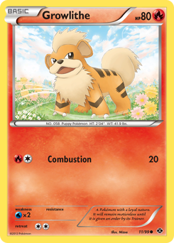 Growlithe (11) card art