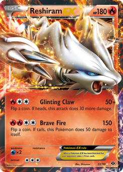 Reshiram EX — Next Destinies