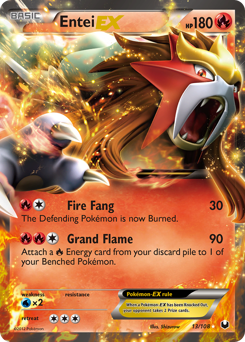 Entei EX card art