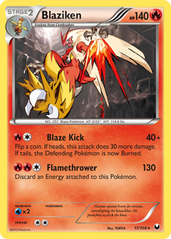 Blaziken card art