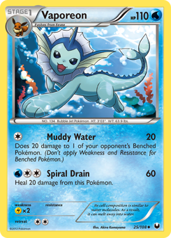 Vaporeon card art
