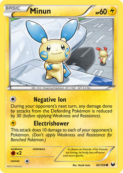 Minun card art