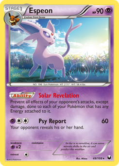 Espeon card art