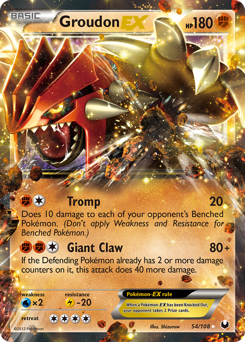 Groudon EX — Dark Explorers