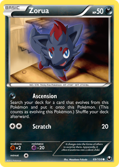 Zorua (69) card art