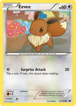 Eevee (83) card art