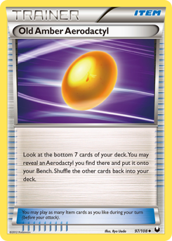 Old Amber Aerodactyl — Dark Explorers
