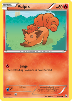 Vulpix card art