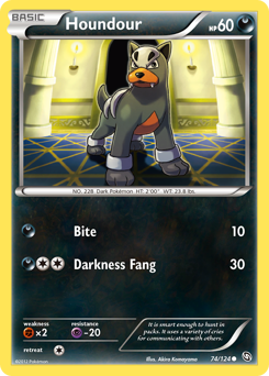 Houndour card art