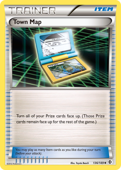 Town Map card art