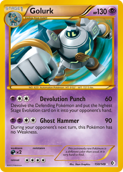 Golurk card art