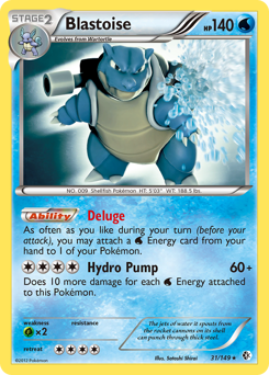 Blastoise card art