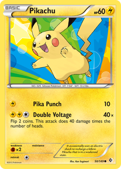 Pikachu card art