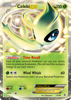 Celebi EX card art