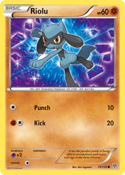 Riolu (75) card art