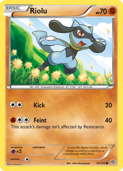 Riolu (76) card art