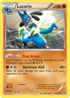 Lucario (78) card art