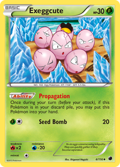Exeggcute card art
