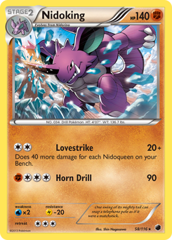 Nidoking card art