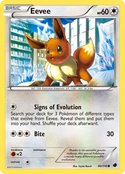 Eevee (90) card art