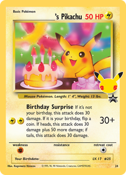 ______'s Pikachu — Celebrations: Classic Collection
