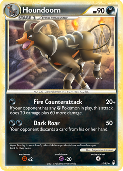 Houndoom card art