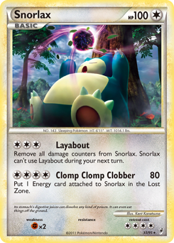 Snorlax card art