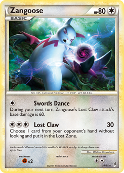 Zangoose — Call of Legends